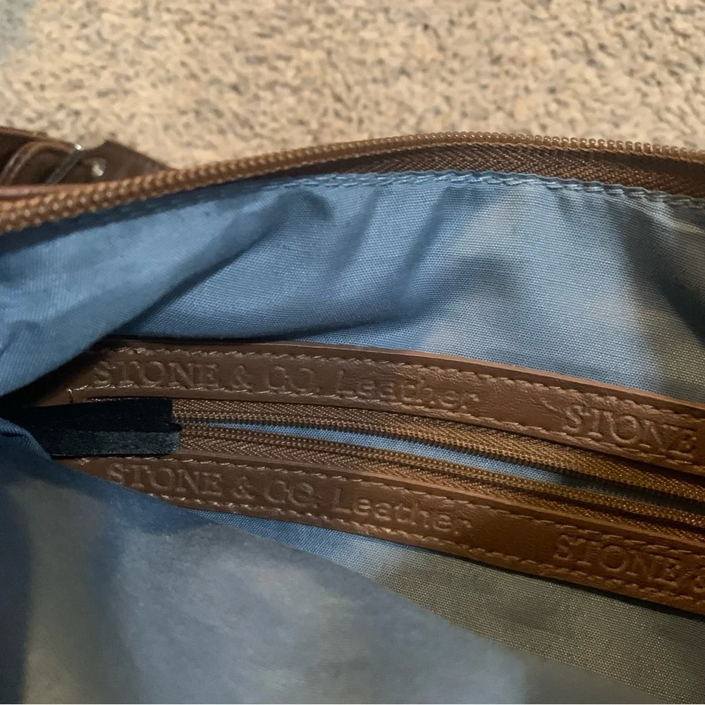 Stone & Co Genuine Leather Brown Purse
